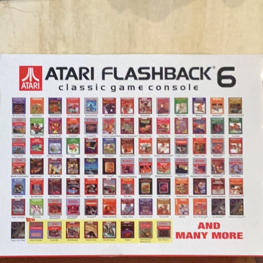 Atari Flashback 6 Classic Game Console With 100 Built In Games Complete In Box - Picture 15 of 16